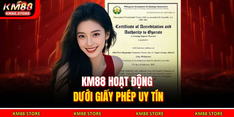 Trang chủ 23 KM88 hoạt động dưới giấy phép uy tín
